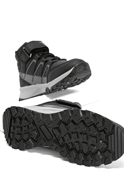 Tonny Black Unisex černé kouřové pohodlné boty na suchý zip