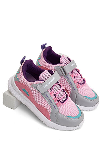 Tonny Black Dětská Unisex Ice Pink Faylon podešev Pohodlná dětská obuv na suchý zip