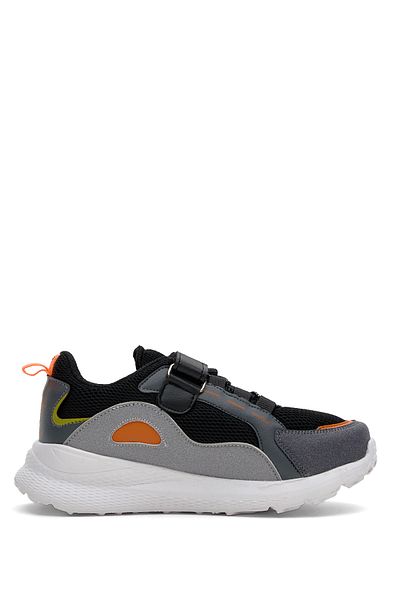Tonny Black Παιδικά Unisex Μαύρο Πορτοκαλί Faylon Σόλα Άνετη Εφαρμογή Velcro Παιδικά Παπούτσια