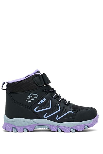 Tonny Black Παιδικά Unisex Μαύρη Λιλά Άνετα Μορφή Πολύχρωμα Μποτάκια Σόλας