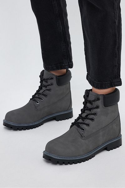 Tonny Black Μπότες Unisex Καπνιστό Άνετο Thermo Sole