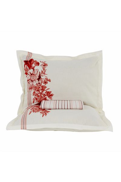 Karaca Home Melanie 100% Cotton Double Sheet Set Red Pp