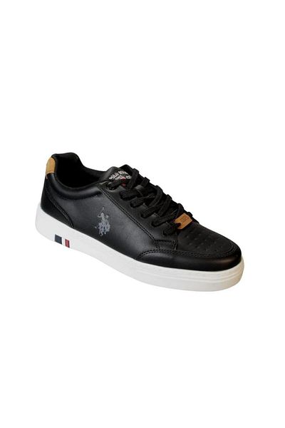 U.S. Polo Assn. U.S. POLO Men's Black White Navy Blue Lace-up Sneakers Casual Sneakers