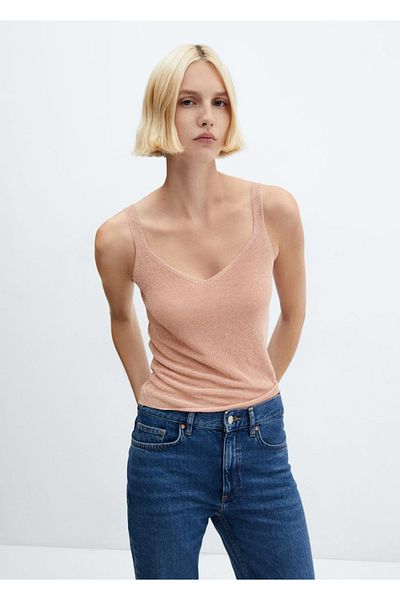 MANGO Woman Lureks kötött blúz