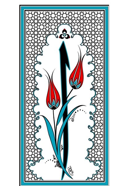 Kütahya Çini Porselen El Yapımı Çini Pano Dış Cephede Kullanılabilir