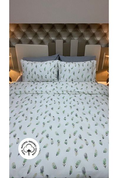 Özcan Ev Tekstil 100% Cotton Double Duvet Cover Set