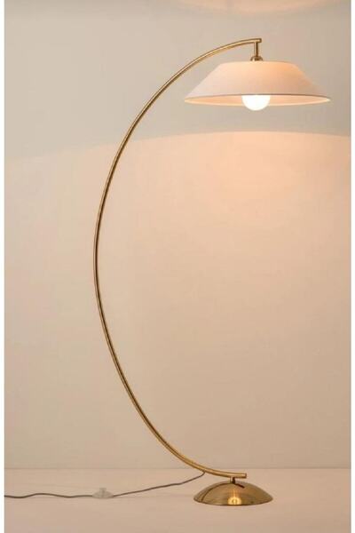 demet habek mylights Mylıghts Modern Mat Gold Altın Kaplama Ve Metal Lambader Köşe Lambası