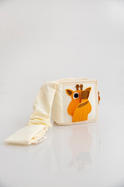 Montessori Kitap 0-1 Yaş Montessori Eğitim Kitabı Zürafalı Kapak Tasarım