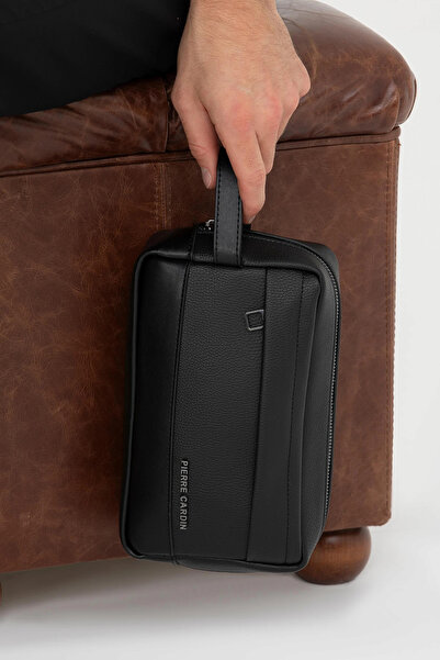 Pierre Cardin 01pc002000 Men's Handbag Clutch Bag BLACK