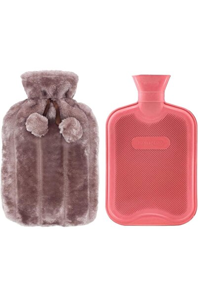 Janissary Peluş Kılıflı Çıkarılabilir Sıcak Su Torbası Yumuşak Kılıflı Yıkanabilir 2 Lt