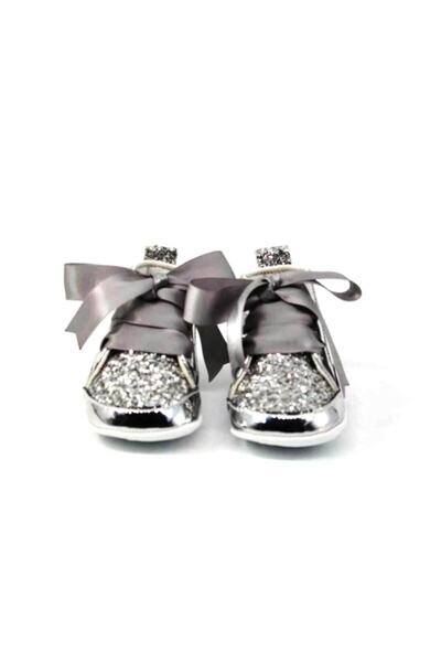 Babytor Silver Glitter Baby Shoes