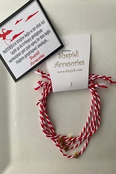 Shepidi 5-Piece Tiny Clover Figured Martentica Lucky Bracelet