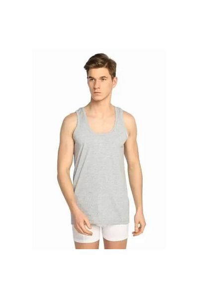MarkaTurko SEDEF STAR MEN'S COMBED GREY ATHLETE 6 PACK
