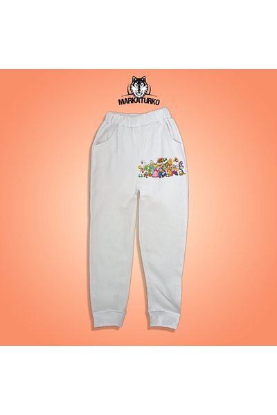 MarkaTurko Mario printed unisex Παιδική φόρμα από βαμβακερή ειδική σχεδίαση 2405-B85
