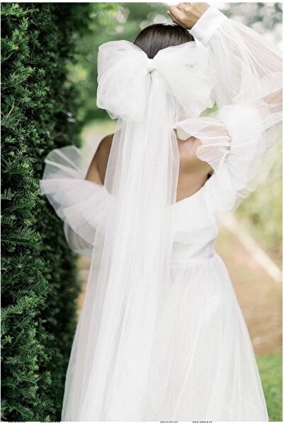 Merio tasarım حجاب، حجاب الزفاف، مع مشط أوف وايت