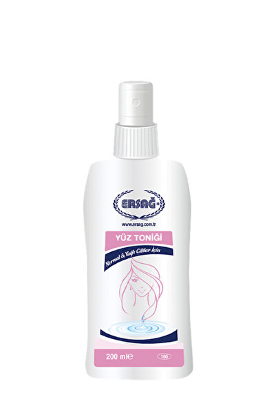 Ersağ YÜZ TONİĞİ Normal Yağlı Ciltler İçin 200 ML