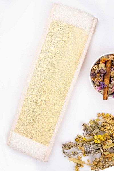 EVVAHE DOĞAL Natural Pumpkin Fiber - Long Back Scrub