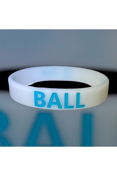 PurpleJam Lamelo Ball Charlotte Hornets White Basketball Nba Bracelet