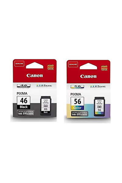 Canon PG-46/CL-56 DOLAN KARTUŞ SETİ (FUL SET) E404/E414/E464/E484