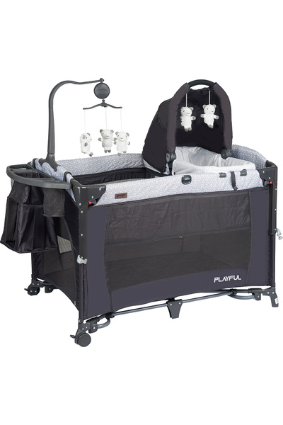 Prego Playful Anne Yanı Bebek Oyun Parkı Yatak