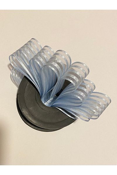Öztürk Κορδέλα σιφόν ρίγες (Κουρδάλε) 2,5cm x 20μέτρα. Χρώμα Νο:12