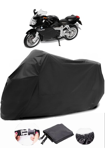 AutoZEL قماش مشمع مقاوم للماء باللون الأسود للدراجات النارية BMW K 1200 S