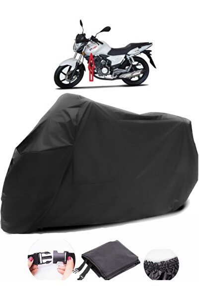 AutoZEL تيتانيك 150-R متوافق مع القماش المشمع الأسود للدراجات النارية المقاوم...