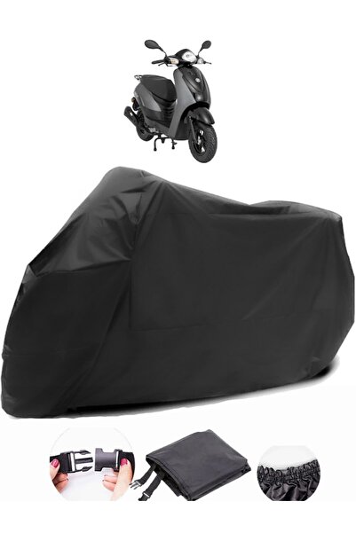 AutoZEL قماش مشمع مقاوم للماء من Mondial 50 BeeStreet باللون الأسود للدراجات ...