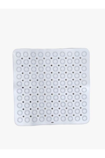 isgstore Main Shop Silicone Non-Slip Sole Massage Shower Cabin and Bath Mat-Cad Tub Mat White M-150