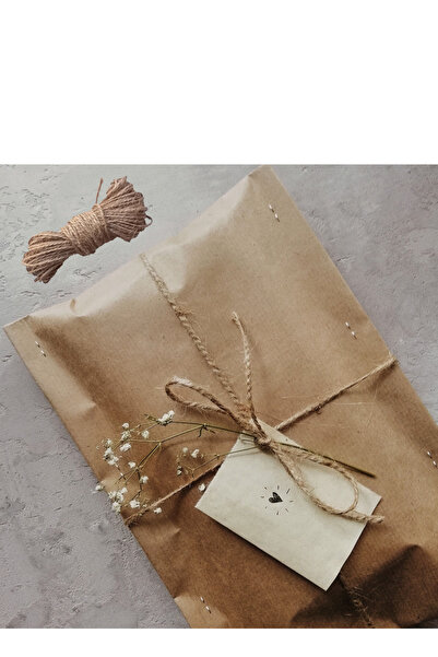 Dekals 100 قطعة 13 × 20 (رباط) حقيبة هدايا كرافت جاهزة سميكة ورق تغليف هدايا أصلي