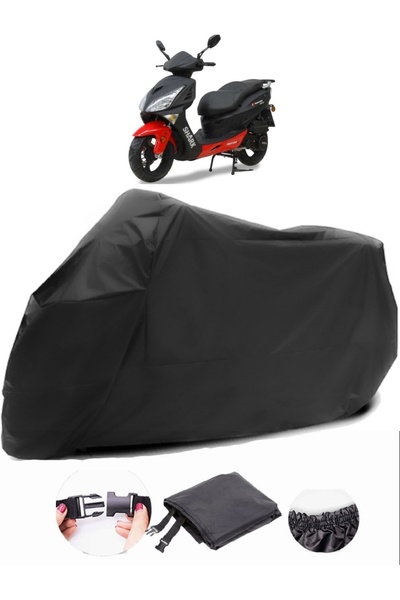 AutoZEL آسيا AS 150T القماش المشمع الأسود للدراجات النارية نسيج متين مقاوم للماء