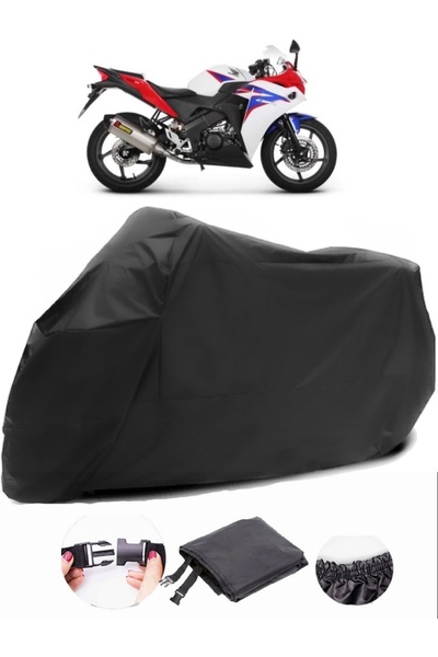 AutoZEL هوندا CBR 125 R قماش متين ومقاوم للماء باللون الأسود للدراجات النارية