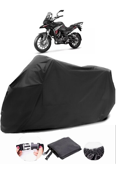 AutoZEL Benelli TRK 251 قماش متين ومقاوم للماء باللون الأسود للدراجات النارية