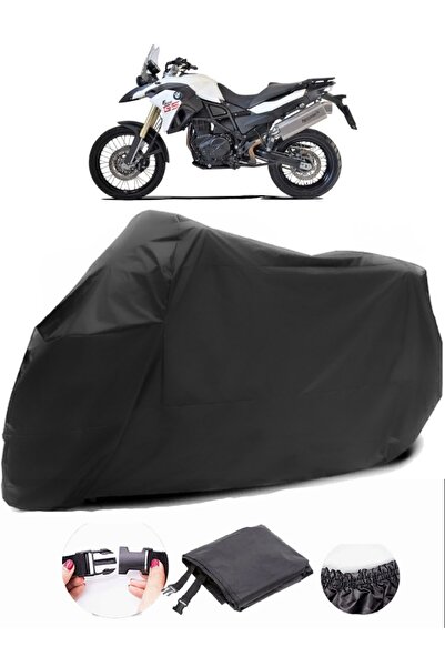 AutoZEL قماش مشمع مقاوم للماء باللون الأسود للدراجات النارية BMW F 800 GS