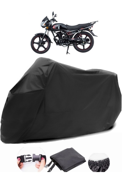 AutoZEL Mondial 150 MG Superboy X أسود للدراجات النارية من القماش المشمع المق...