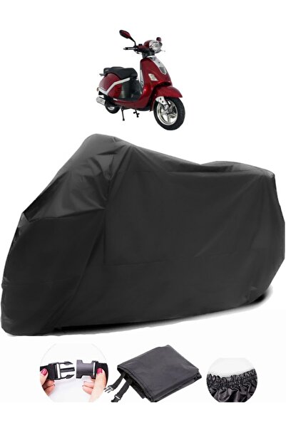 AutoZEL Mondial 150 ZNX قماش مشمع أسود للدراجات النارية مقاوم للماء