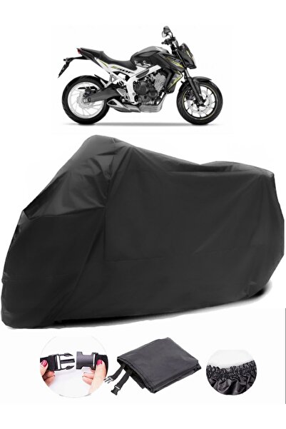 AutoZEL هوندا CB 650 F قماش أسود للدراجات النارية مقاوم للماء ومتين
