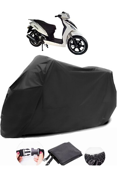 AutoZEL Lifan Traveller 125 قماش مشمع أسود للدراجات النارية مقاوم للماء