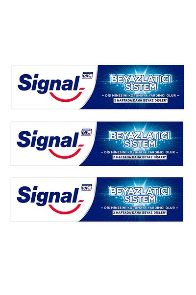 Signal 50ml Whitening System - 3 Toothpaste