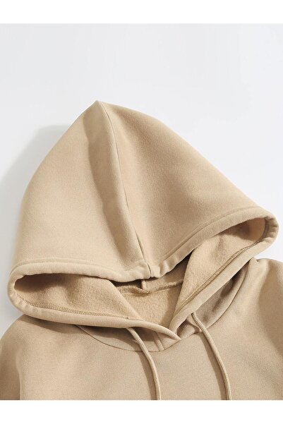 DAXİS Sportwear Company Small Heart Printed Hooded Oversize Unisex φούτερ DAXİS Sportwear Company