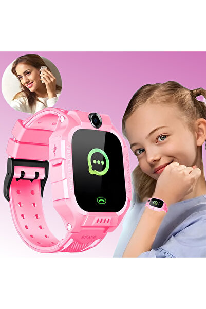 intermax Onkatech Sim Kartlı Ortam Dinleme Özellikli Akıllı Çocuk Takip Saati-pembe