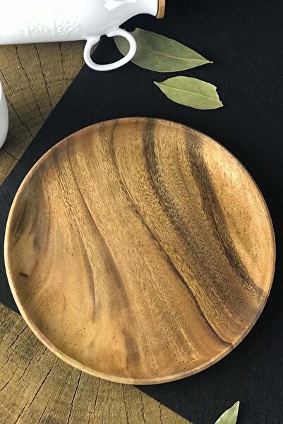 SepetçiBaba Akasya Yuvarlak Tabak - 30 Cm