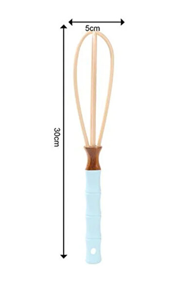QNİAY Bamboo Beater - Fireproof, Non-Stick, Anti-Scratch, Lightweight and Practical Kitchen Preparation
