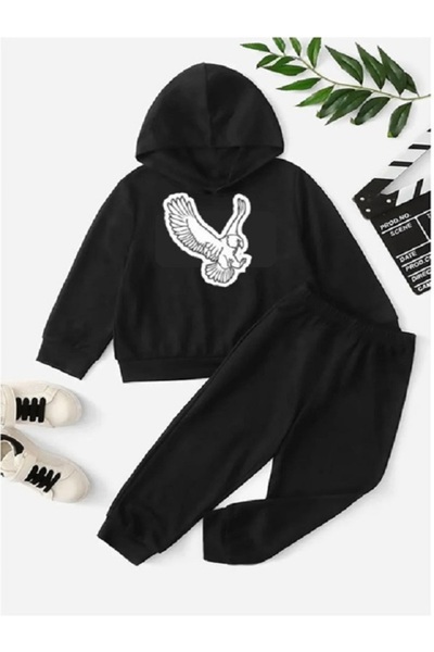 SİNSER TEKS Σετ φόρμας για αγόρια/κορίτσια με στάμπα