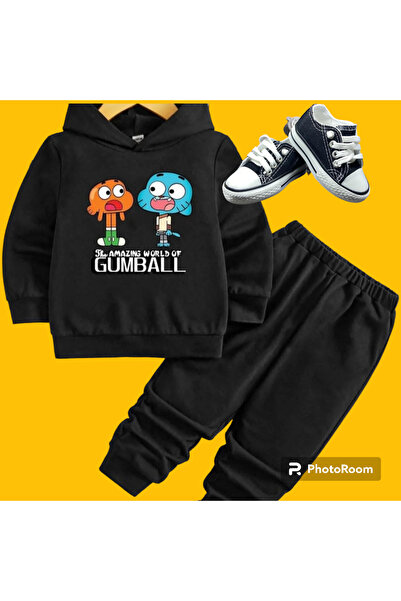 ENSE SET FATA IMPRIMAT FLUTURE Pantofi sport unisex negri