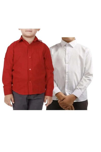 KURAFF Boys 2 pieces 23 spring 29 October show long sleeve show linen shirt