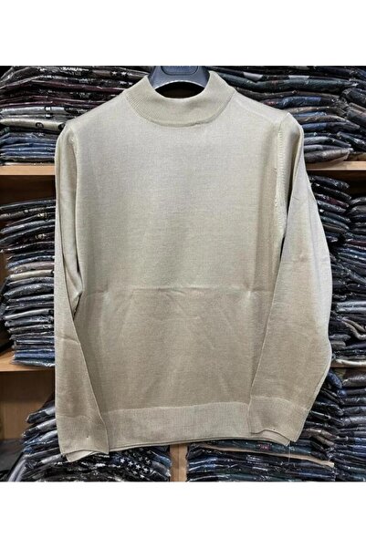 KURAFF سترة تريكو نصف صياد السمك للرجال