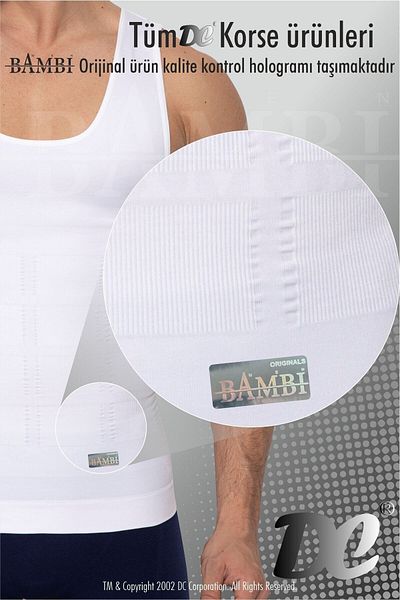 DR CORSET 2 Pieces White Men's Corset Undershirt Chest Gynecomastia Belly And Bagel Area Enhancer