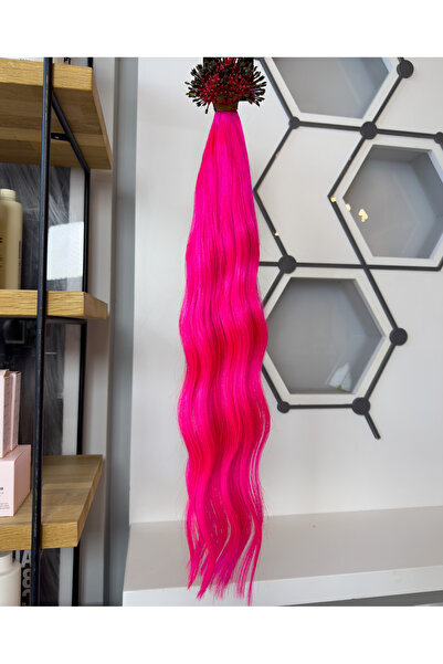 Hairpim Rainbow (0.8 Gr) Pembe 50 Adet 70 Cm Yeni Nesil Kaynak Saç