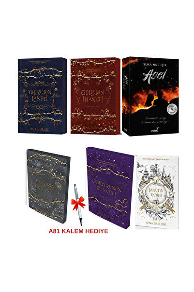 İndigo Kitap Yıldızların Laneti - Güllerin Ihaneti - Küllerin Kehaneti - Göky...
